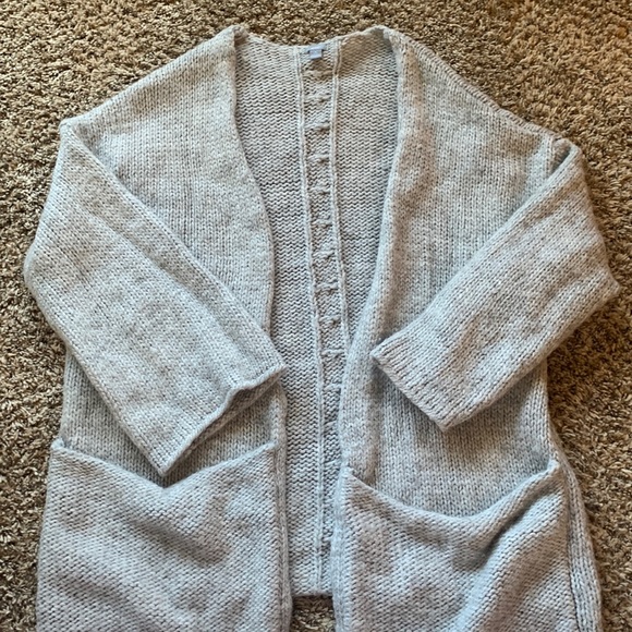 aerie Sweaters - Aerie oversized grey cardigan sweater